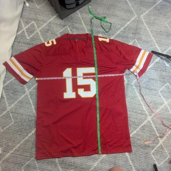NWOT Kansas City Chiefs Jersey Size Large Red #15 Mahomes - Picture 6 of 11